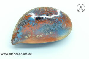 Kupfer Emaille Schale Aschenbecher | Handmade | Vintage 60-70er Jahre Emailleschale