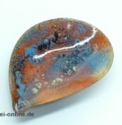 Kupfer Emaille Schale Aschenbecher | Handmade | Vintage 60-70er Jahre Emailleschale Schale