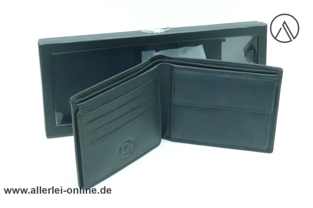 Bugatti Leder Geldbörse | Portemonnaie | schwarz - 10x12 cm | NEU/OVP