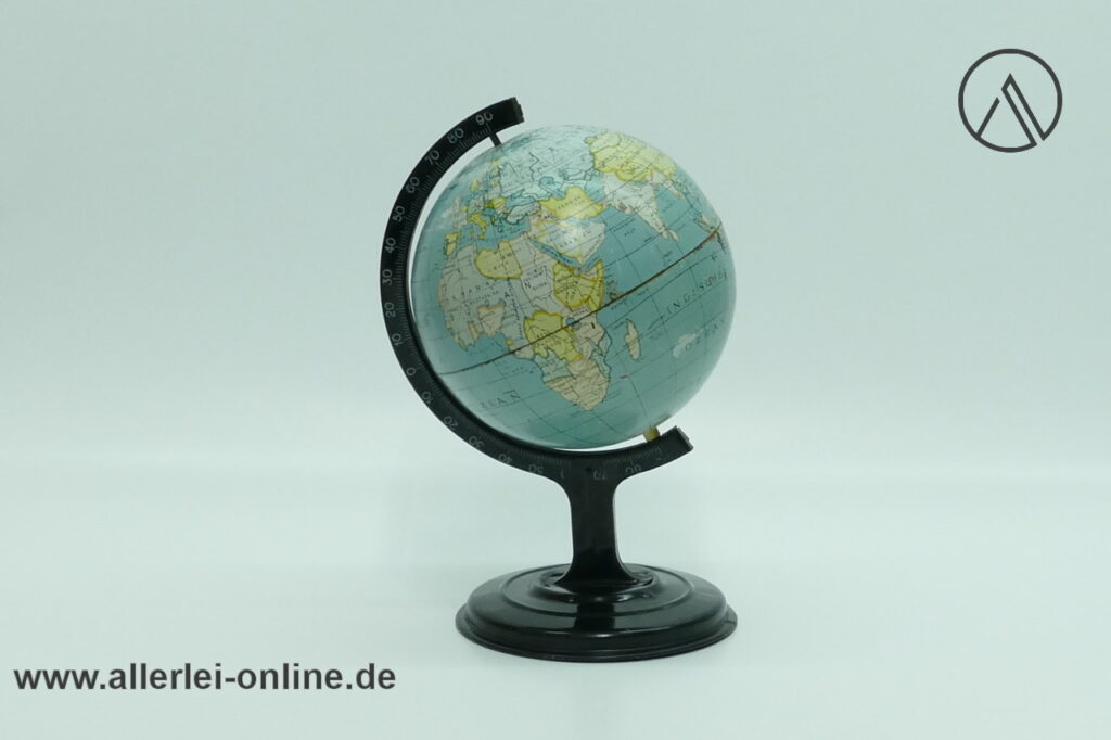 Globus Weltkugel | Blech Erdglobus | Vintage 50-60er Jahre Metallglobus