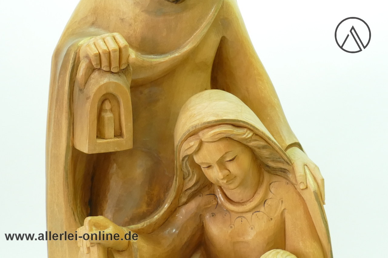 Heilige Familie Holzkrippe 45 cm Krippe | Handgeschnitzte Lindenholz Holzkrippe Heilige Familie Holzkrippe 45 cm Krippe | Handgeschnitzte Lindenholz Holzkrippe