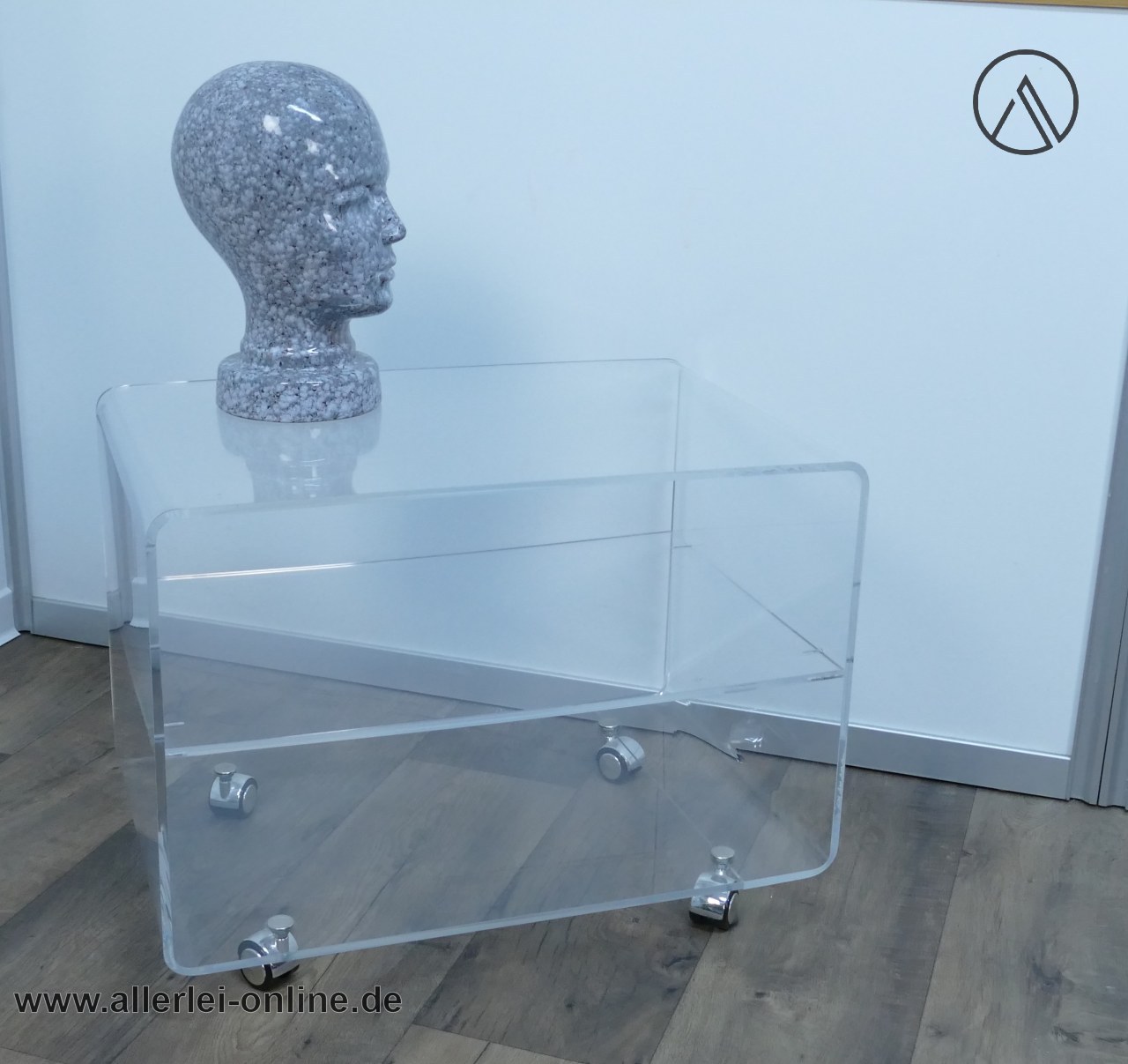 Plexiglas Phonowagen | Lucite - Acrylglas Beistelltisch - Rollentisch | Vintage 70-80er Jahre Plexiglas Phonowagen | Lucite - Acrylglas Beistelltisch - Rollentisch | Vintage 70-80er Jahre