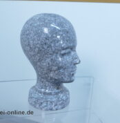 Scheurich Keramikkopf 701 - grau | Keramik Büsten-Kopf Kopfhörerständer | Vintage Pop Art Keramik-Kopf