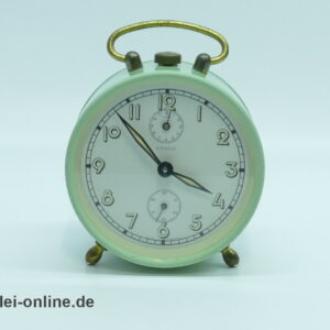 KIENZLE Handaufzug Wecker | Vintage Mechanische Uhr | Reisewecker - Made in Germany