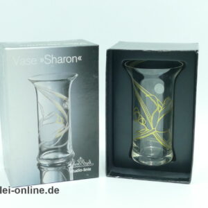 Rosenthal Studio Linie | Sharon Vase ,12 cm | Dekor Floral - Gold mit Originalkarton