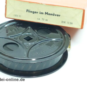 Kalle Ozaphan 16 mm Propaganda Film | Flieger im Manöver - Agfa Blechspule mit Originalschachtel