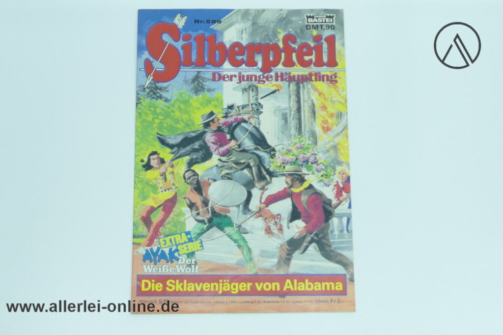 Silberpfeil Comic-Heft Nr. 589 | Der junge Häuptling | Vintage Bastei Verlag Western Comic