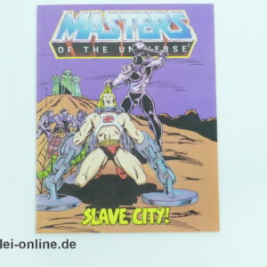 Masters Of The Universe | MOTU Mini-Comic SLAVE CITY! | US.Version - Mattel 1983 - Printed in Hong Kong