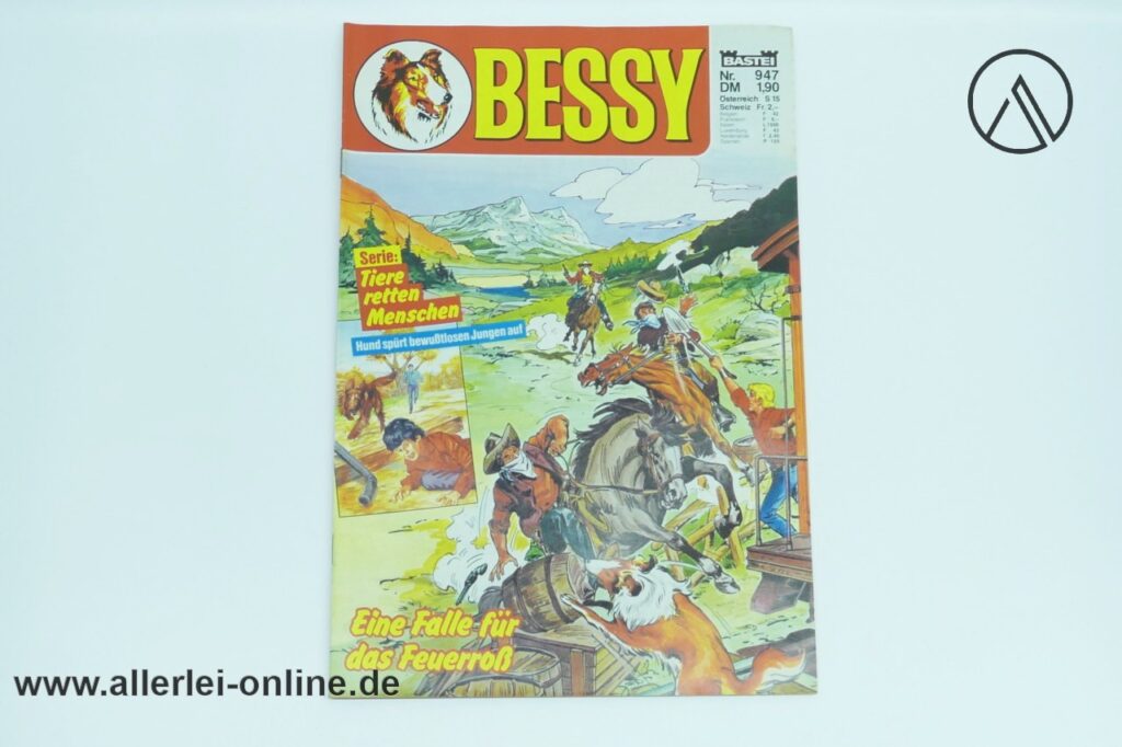 BESSY Comic-Heft Nr. 947 | Eine Falle für das Feuerroß | Vintage Bastei Verlag Western Comic