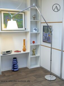 Artemide TOLOMEO Mega Terra Stehleuchte Aluminium-Chrom | 1-flammige Designer Stehlampe