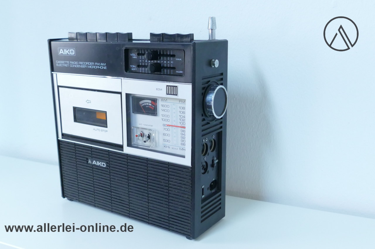 AIKO ATPR-406 | Radio Cassette Recorder | FM/AM Radio | Vintage Radiorekorder im Allerlei Online Shop AIKO ATPR-406 | Radio Cassette Recorder | FM/AM Radio | Vintage Radiorekorder im Allerlei Online Shop