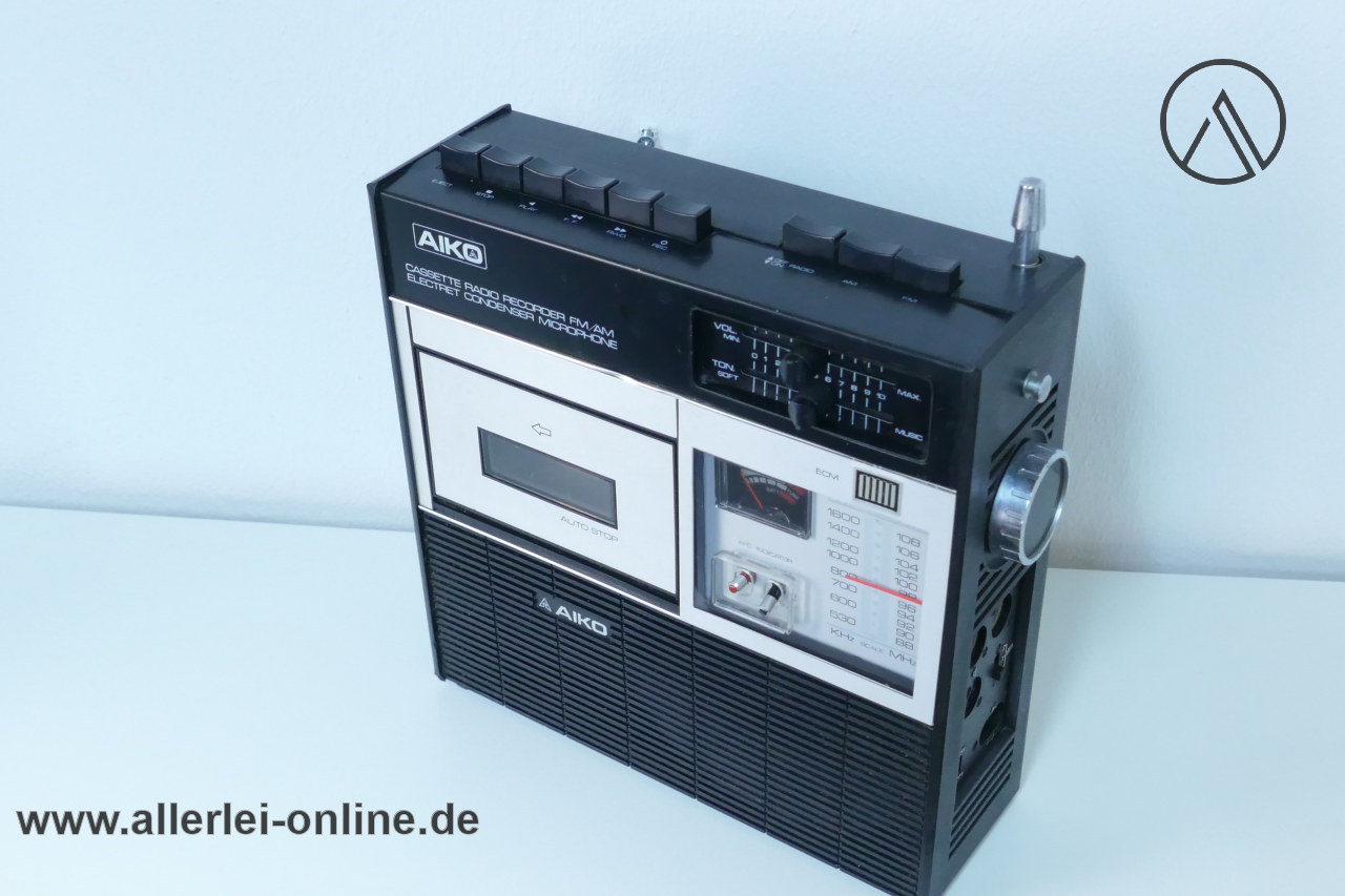 AIKO Japan ATPR-406 | Radio Cassette Recorder | FM/AM Radio | Vintage Radiorekorder 4 AIKO Japan ATPR-406 | Radio Cassette Recorder | FM/AM Radio | Vintage Radiorekorder 4