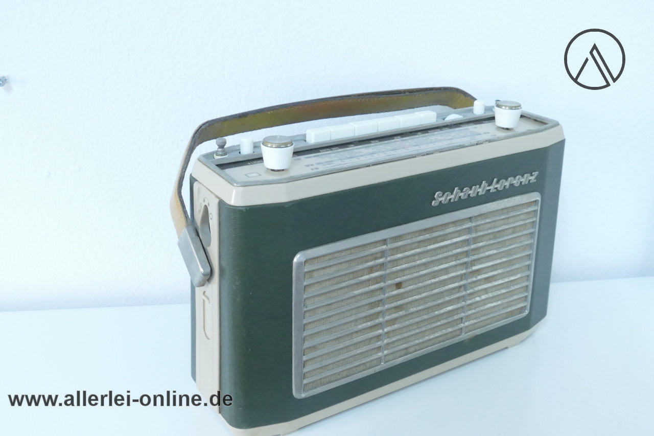 SCHAUB-LORENZ Touring T-60 Automatik | Kofferradio | FM, LW, MW Radio | Vintage 60er Jahre Transistor Radio seite SCHAUB-LORENZ Touring T-60 Automatik | Kofferradio | FM, LW, MW Radio | Vintage 60er Jahre Transistor Radio seite
