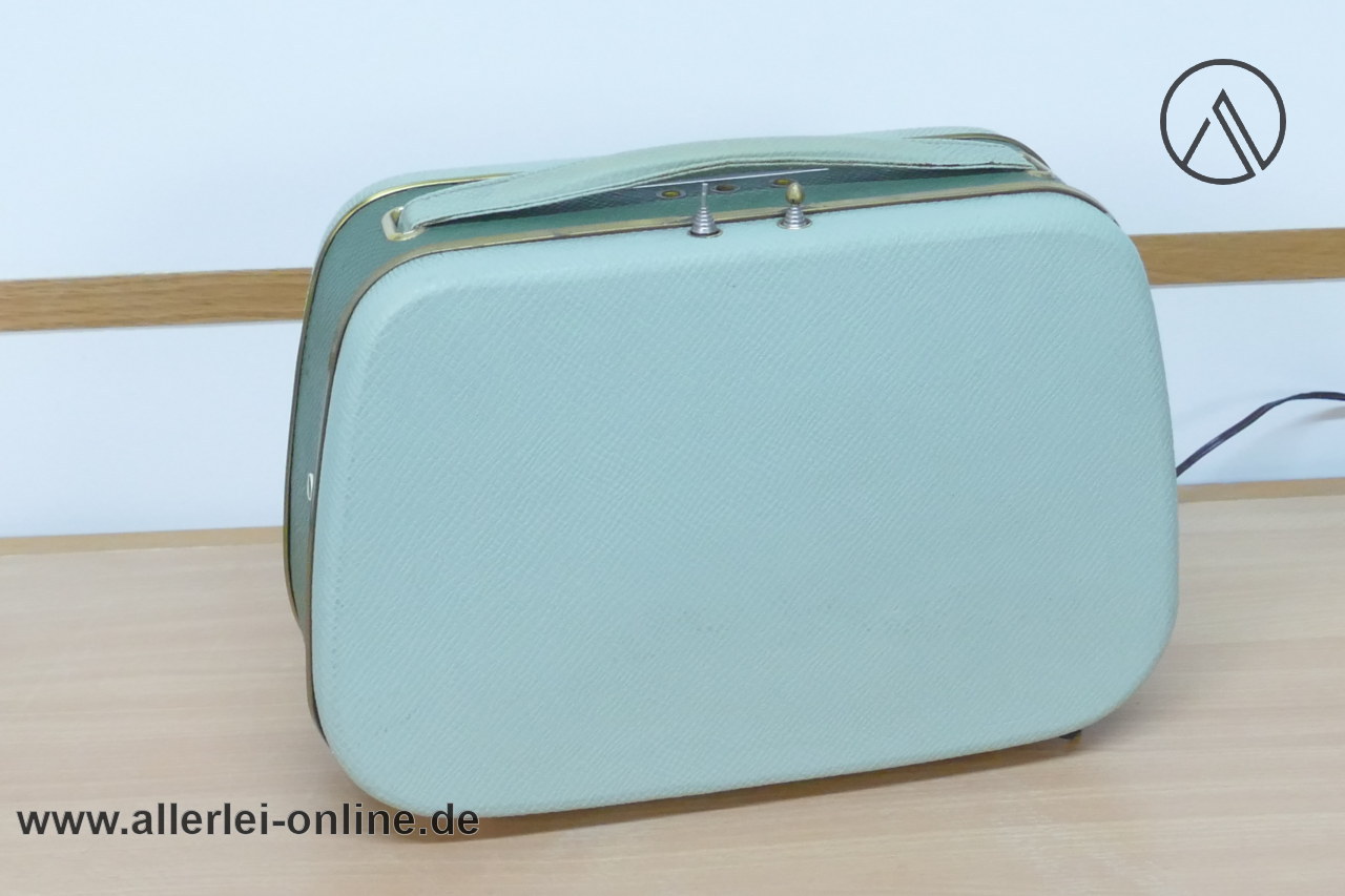 Akkord Pinguin U58 Radio | Kofferradio | FM, LW, UKW Radio | 50er Jahre Röhrenradio hinten Akkord Pinguin U58 Radio | Kofferradio | FM, LW, UKW Radio | 50er Jahre Röhrenradio hinten