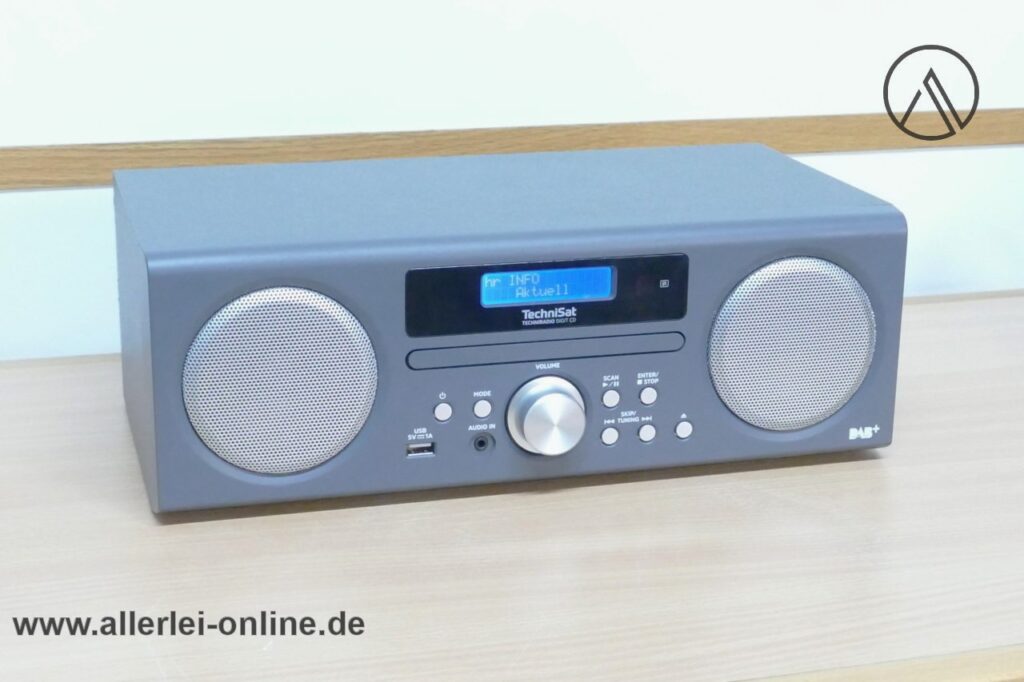 TechniSat TECHNIRADIO DIGIT CD | DAB+ Radio inkl. CD-Spieler ,anthrazit