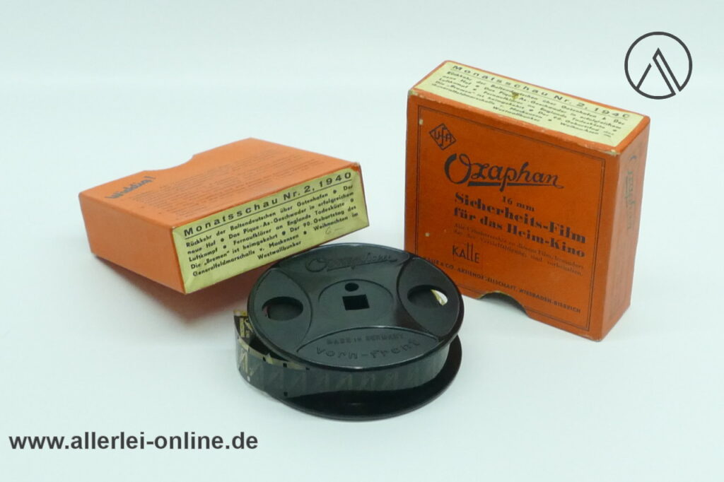 Kalle Ozaphan 16 mm Propaganda Film | Monatsschau Nr.2 von 1940 mit Original Schuber