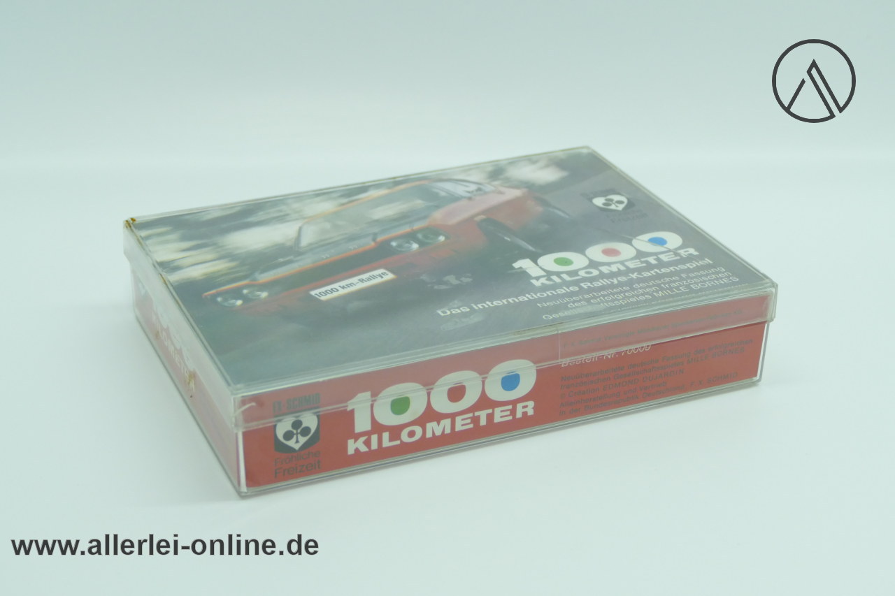 1000 Kilometer Rallye Kartenspiel | Deutsche Fassung nach Mille Bornes | F.X. Schmid 70009 mit Vintage Ford Capri Cover 1000 Kilometer Rallye Kartenspiel | Deutsche Fassung nach Mille Bornes | F.X. Schmid 70009 mit Vintage Ford Capri Cover
