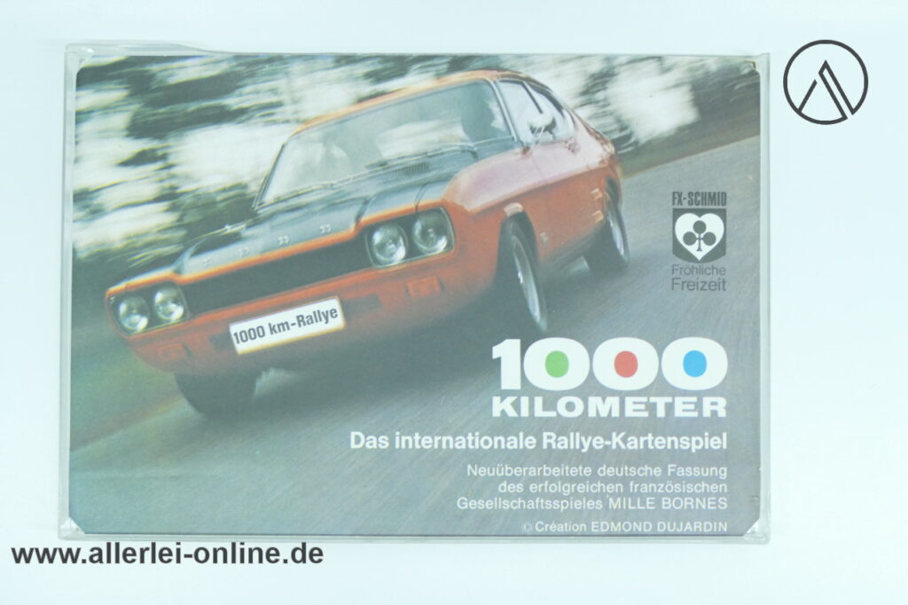 1000 Kilometer Rallye Kartenspiel | Deutsche Fassung nach Mille Bornes | F.X. Schmid 70009