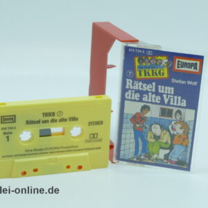 TKKG Folge 7 | Rätsel um die alte Villa | Vintage MC Hörspiel Kassette | Europa Hörspielcassette