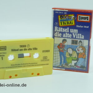 TKKG Folge 7 | Rätsel um die alte Villa | Vintage MC Hörspiel Kassette | Europa Cassette