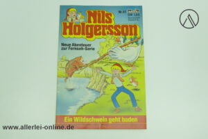 Nils Holgersson Comic-Heft Nr. 41 | Ein Wildschwein geht baden | Vintage Bastei Verlag Comic