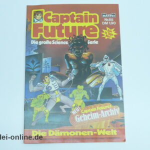 Captain Future Comic-Heft Nr. 65 | Die Dämonen-Welt | Die große Science Serie | Vintage Bastei Verlag Comic