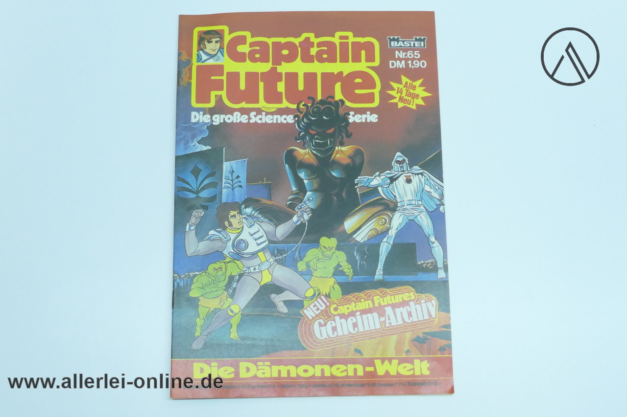 Captain Future Comic-Heft Nr. 65 | Die Dämonen-Welt | Die große Science Serie | Vintage Bastei Verlag Comic Captain Future Comic-Heft Nr. 65 | Die Dämonen-Welt | Die große Science Serie | Vintage Bastei Verlag Comic