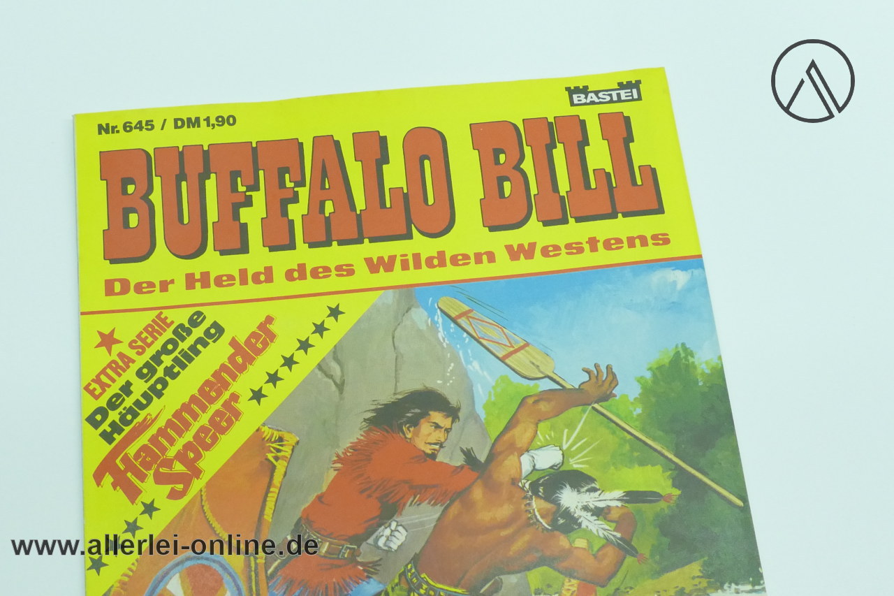 Buffalo Bill Comic-Heft Nr.645 |Der Held des Wilden Westens | Der Fluß der bösen Geister | Vintage Bastei Verlag Comic 1 Buffalo Bill Comic-Heft Nr.645 |Der Held des Wilden Westens | Der Fluß der bösen Geister | Vintage Bastei Verlag Comic 1