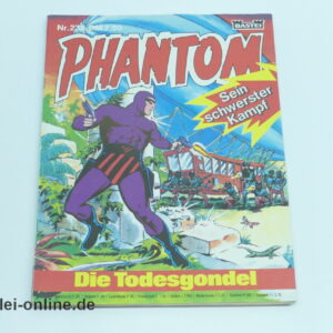 Phantom Comic-Heft Nr. 232 |Die Todesgondel | Superhelden Serie | Vintage Bastei Verlag Comic