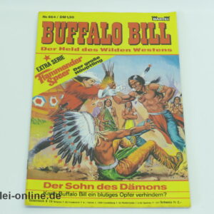 Buffalo Bill Comic-Heft Nr.664 | Der Held des Wilden Westens | Der Sohn des Dämons | Vintage Bastei Verlag Comic