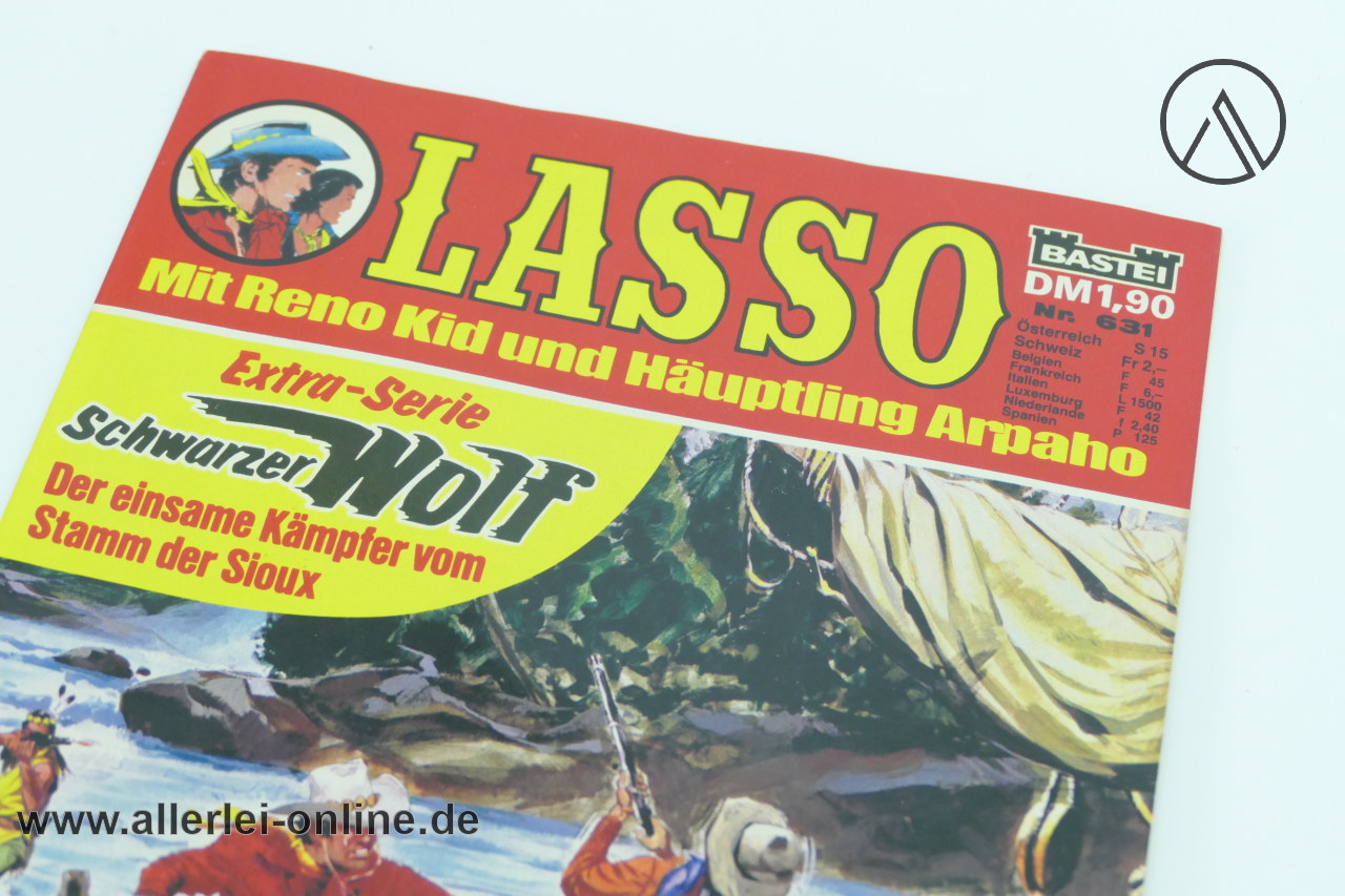 LASSO Comic-Heft Nr. 631 | Die Piratenfalle am Mississippi | Vintage Bastei Verlag Comic 1 LASSO Comic-Heft Nr. 631 | Die Piratenfalle am Mississippi | Vintage Bastei Verlag Comic 1