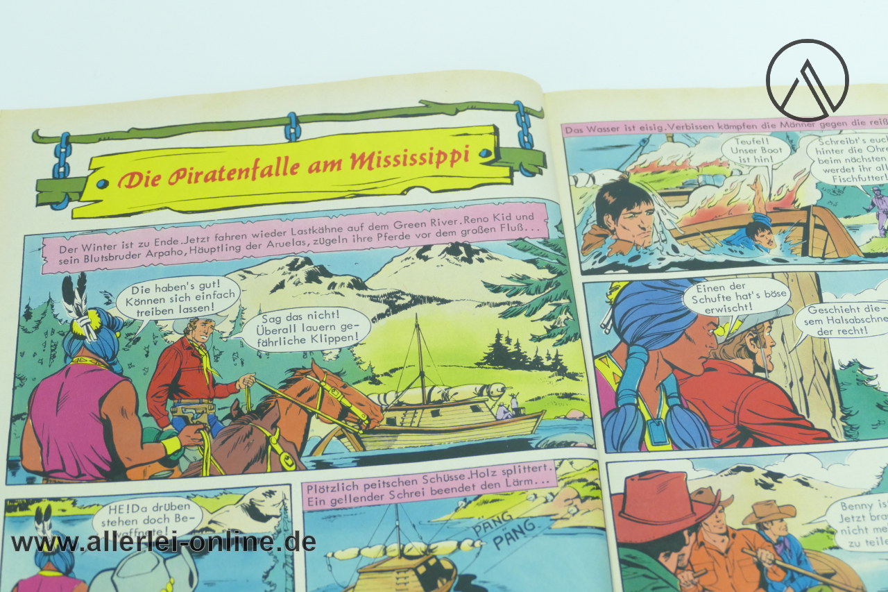 LASSO Comic-Heft Nr. 631 | Die Piratenfalle am Mississippi | Vintage Bastei Verlag Comic 2 LASSO Comic-Heft Nr. 631 | Die Piratenfalle am Mississippi | Vintage Bastei Verlag Comic 2