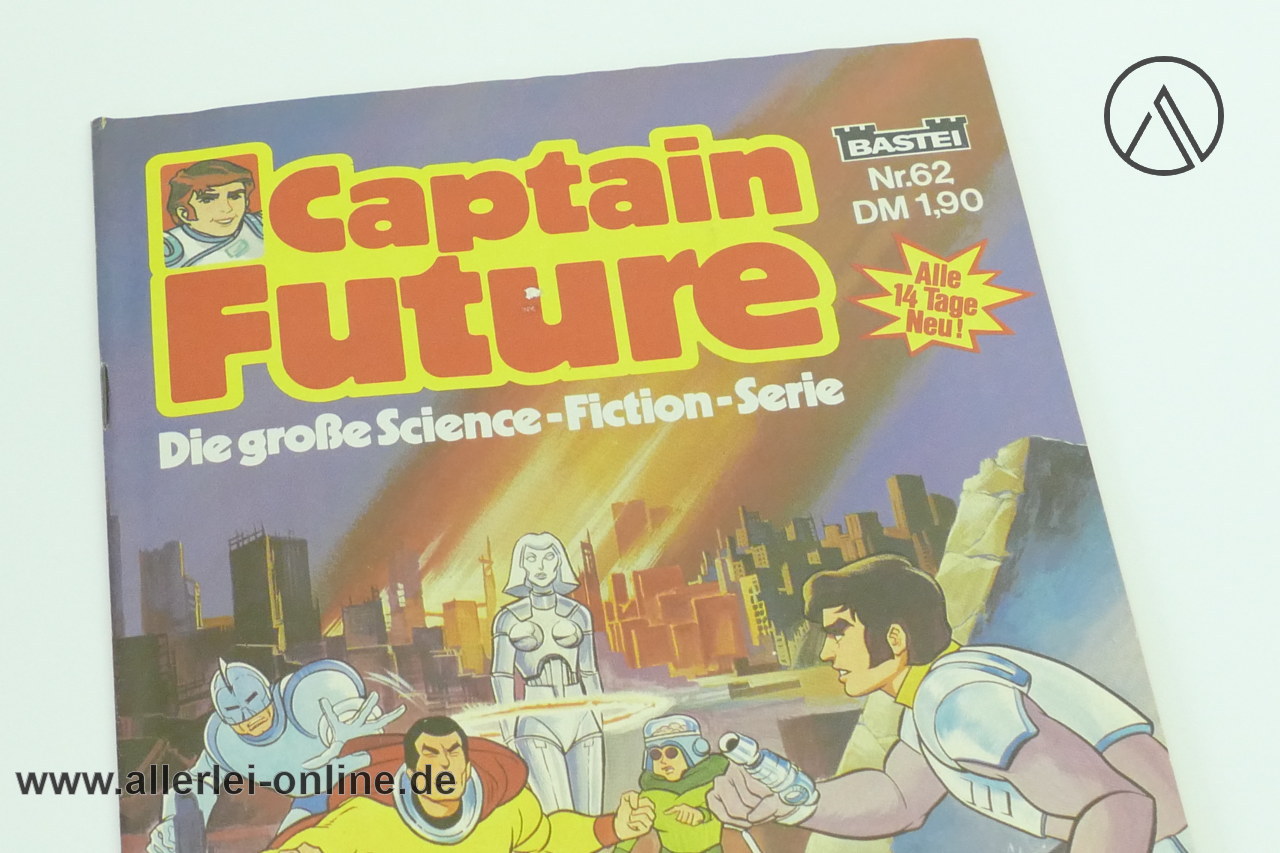Captain Future Comic-Heft Nr. 62 | Die Rache des Sternenlords | Die große Science Serie | Vintage Bastei Verlag Comic 1 Captain Future Comic-Heft Nr. 62 | Die Rache des Sternenlords | Die große Science Serie | Vintage Bastei Verlag Comic 1