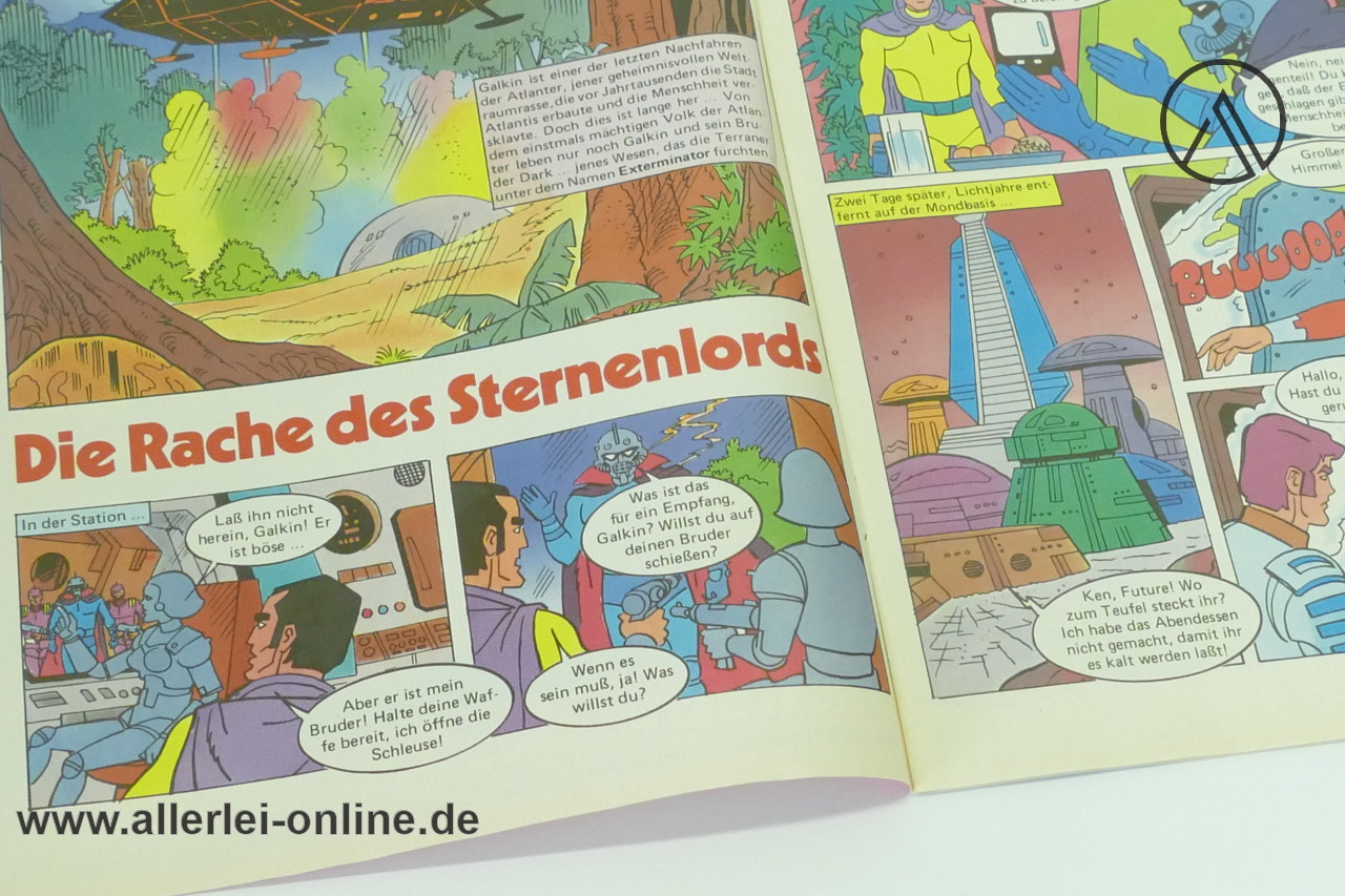 Captain Future Comic-Heft Nr. 62 | Die Rache des Sternenlords | Die große Science Serie | Vintage Bastei Verlag Comic 2 Captain Future Comic-Heft Nr. 62 | Die Rache des Sternenlords | Die große Science Serie | Vintage Bastei Verlag Comic 2