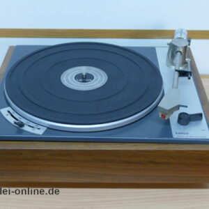 Lenco L77 Plattenspieler mit P77 Tonarm | Vintage 60er Jahre Schallplattenspieler im Holzgehäuse