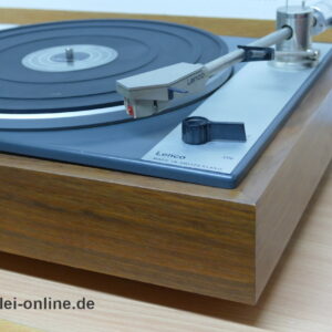 Lenco L77 Plattenspieler mit P77 Tonarm | Vintage 60er Jahre Schallplattenspieler im Teak Holzgehäuse