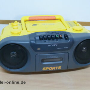 Sony CFD-970 Sports Radio / CD / Cassette Recorder | AM/FM Radio | Vintage Radiorekorder