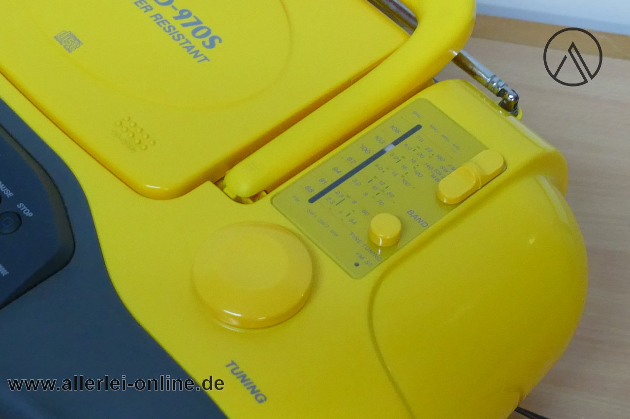 Sony CFD-970S Sports Radio / CD-Laufwerk / Cassette Recorder | AM/FM Tuner Radio | Vintage Ghettoblaster Made in Japan Sony CFD-970S Sports Radio / CD-Laufwerk / Cassette Recorder | AM/FM Tuner Radio | Vintage Ghettoblaster Made in Japan