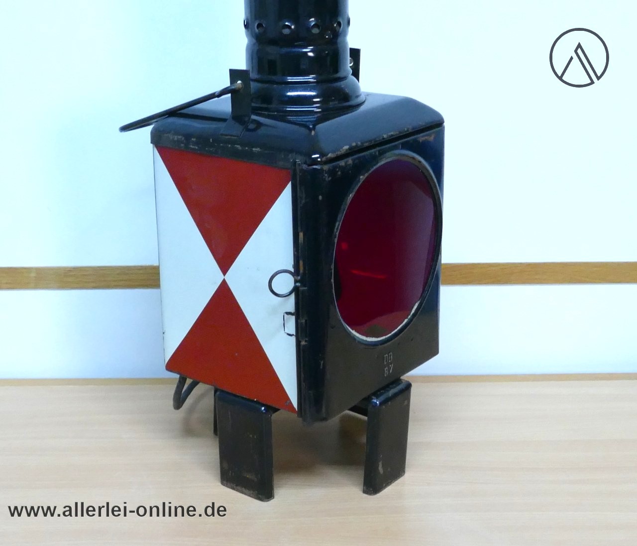 Alte Deutsche Bahn Oberwagenlaterne | OSMEKA Eisenbahn Zugschlusslaterne mit Kosmosbrenner Alte Deutsche Bahn Oberwagenlaterne | OSMEKA Eisenbahn Zugschlusslaterne mit Kosmosbrenner