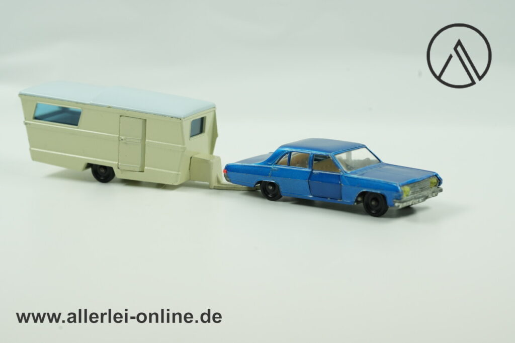 SIKU V279 | Opel Kapitän mit Westfalia Wohnanhänger | Vintage Siku DieCast Modellauto