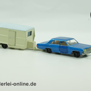 SIKU V279 | Opel Kapitän mit Westfalia Wohnanhänger | Vintage Siku DieCast Modellauto