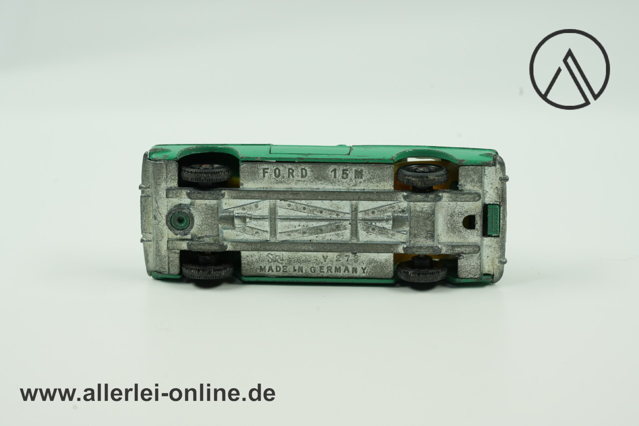 SIKU V 273 | Ford 15M ,grün | Vintage 60er Jahre Modellauto Bodenplatte SIKU V 273 | Ford 15M ,grün | Vintage 60er Jahre Modellauto Bodenplatte