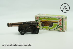 Miniatur Schiffskanone Bleistift-Spitzer | Metall Modell Geschütz | Vintage PlayMe Bleistiftanspitzer mit OVP