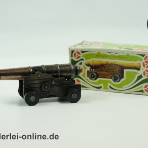 Miniatur Schiffskanone Bleistift-Spitzer | Metall Modell Geschütz | Vintage PlayMe Bleistiftanspitzer mit OVP