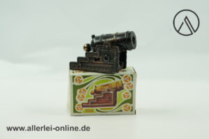 Miniatur Kanone Bleistift-Spitzer | Metall Modell Schiffskanone | Vintage PlayMe Espana Bleistiftanspitzer mit OVP