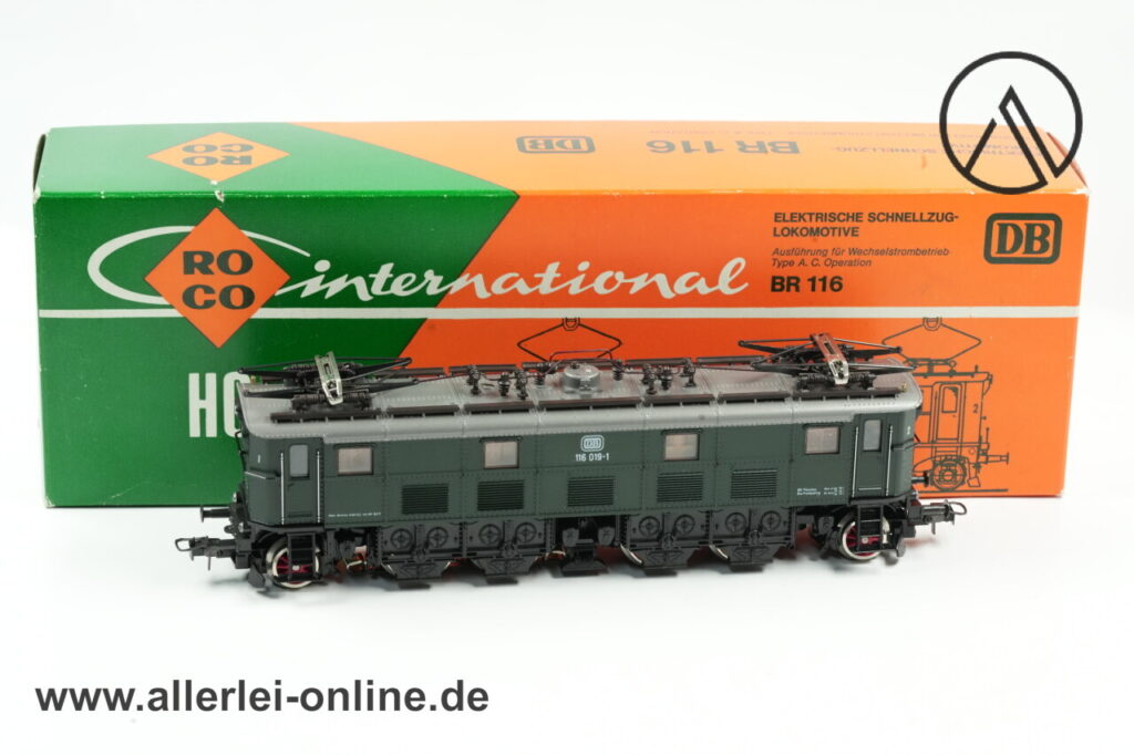 Roco H0 | 14143 Schnellzuglokomotive BR 116 | Elektrolok BR116 019-1 der DB | AC 3-Leiter Gleissystem Lok mit OVP