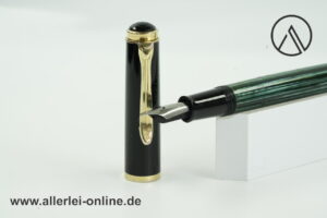 Vintage Pelikan 400 Füller | Günther Wagner Pelikan Kolbenfüller OM | grün