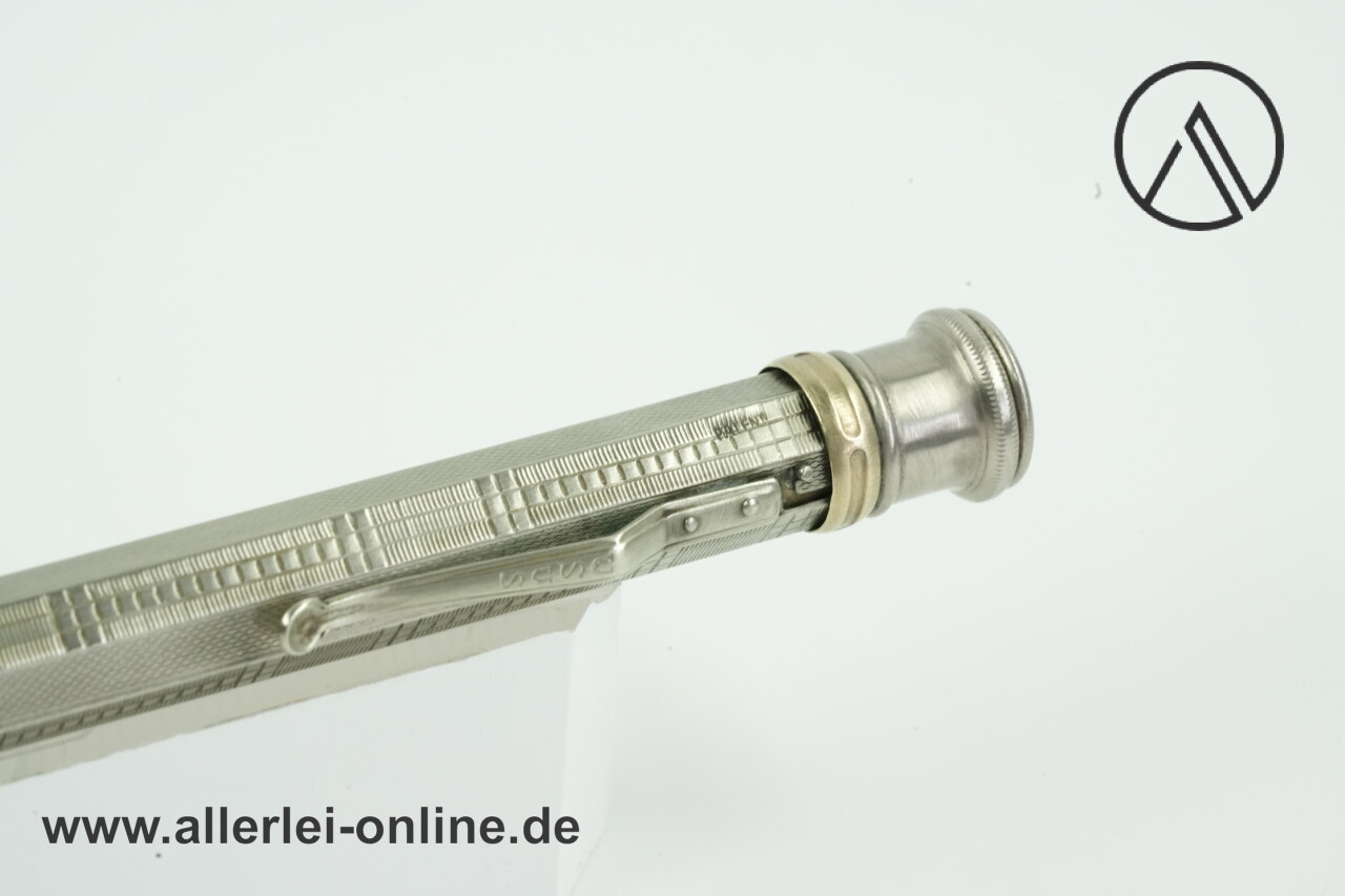 USUS Patent Dreh- Bleistift | Vierfarben Stift ,versilbert um ca. 1920-30 USUS Patent Dreh- Bleistift | Vierfarben Stift ,versilbert um ca. 1920-30