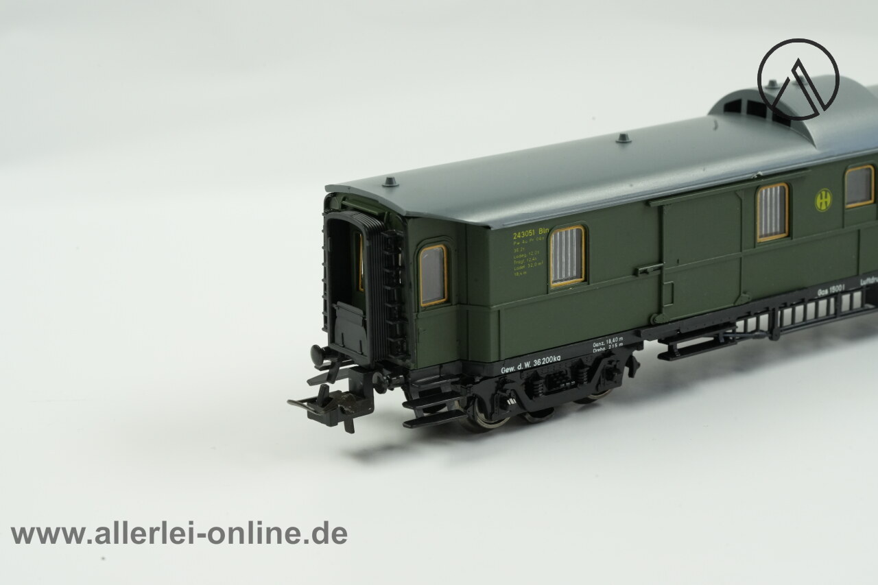 TRIX 3772 | 4-Achs Gepäckwagen Pw4ü Packwagen 243051 Bln | AC-Märklin H0 Wechselstromsystem TRIX 3772 | 4-Achs Gepäckwagen Pw4ü Packwagen 243051 Bln | AC-Märklin H0 Wechselstromsystem
