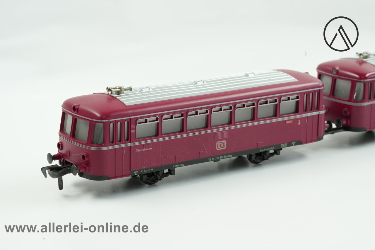 Fleischmann 1372/2 | H0 Schienenbus mit Beiwagen | Triebwagen VT98 9732 mit Beiwagen VS98 279 der DB im Allerlei Online Shop Fleischmann 1372/2 | H0 Schienenbus mit Beiwagen | Triebwagen VT98 9732 mit Beiwagen VS98 279 der DB im Allerlei Online Shop